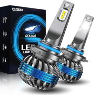 💡 9005/hb3/h10 led headlight bulb, 10000 lumens low beam headlight bulb, 60w led headlights conversion kit, 6500k cool white logo
