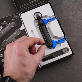 img 2 attached to 🔑 Сверхлегкие аксессуары для мужчин из алюминия от KeySmart - AirKey