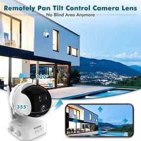 img 2 attached to Zumimall Outdoor Wireless WiFi Security Camera with 15000mAh Battery – 1080P Night Vision, Motion Alert, 2-Way Audio