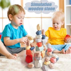 img 2 attached to 🧸 Lightweight Stacking Balancing Preschool Educational Toy