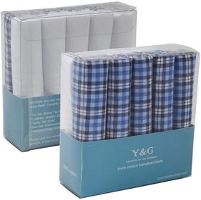 img 3 attached to High-Quality Checkered Bridegroom Handkerchiefs: YED0110
