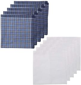 img 4 attached to High-Quality Checkered Bridegroom Handkerchiefs: YED0110