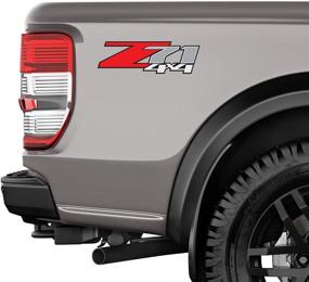 img 2 attached to 🚀 Наклейки TIRESFX Z71 4x4 (Набор из 2 штук) - Наклейки F-1500 2500 HD