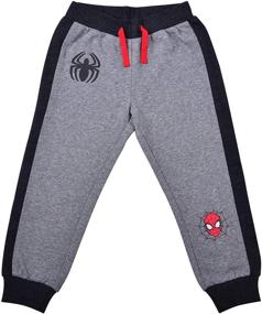 img 1 attached to 🕷️ Spider-Man Drawstring Fleece Boys' Clothing – Marvel 2-Piece