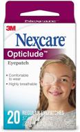 👀 nexcare opticlude orthoptic eye patches - regular size (20-count) - pack of 2 - buy now logo
