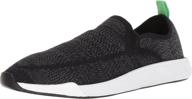 👟 stylish sanuk chiba quest black men's sneakers: a perfect choice for fashion-forward individuals logo