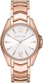 img 4 attached to Женские часы Whitney из нержавеющей стали от Michael Kors