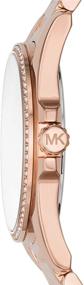 img 3 attached to Женские часы Whitney из нержавеющей стали от Michael Kors