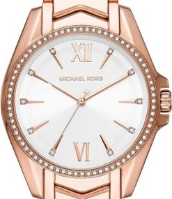 img 1 attached to Женские часы Whitney из нержавеющей стали от Michael Kors