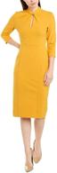 👗 knotted crepe sheath dress for women by donna morgan - optimize your search! logo