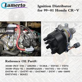 img 1 attached to Lamerto Ignition Distributor Compatible 30100 P6T T01