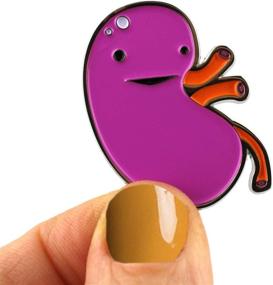 img 2 attached to I Heart Guts Kidney Enamel Lapel Pin - Embrace Urine Love!