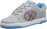 heelys voyager reflective 👟 medium girls' athletic tennis shoes logo