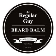🧔 beard balm conditioner softener: natural fragrance-free formula for healthy beard & mustache growth logo
