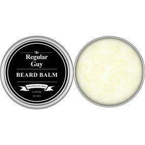 img 1 attached to 🧔 Beard Balm Conditioner Softener: Natural Fragrance-Free Formula for Healthy Beard & Mustache Growth
