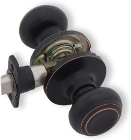 img 1 attached to 🔑 Honeywell 8101403 Classic Passage Door Knob: Elegant Oil Rubbed Bronze Design