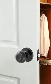 img 3 attached to 🔑 Honeywell 8101403 Classic Passage Door Knob: Elegant Oil Rubbed Bronze Design