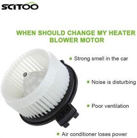 img 1 attached to 🔥 SCITOO AC Heater Blower Motors with Fan Motors for 2013 Honda FIT and 2009-2012 Honda FIT