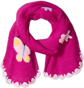img 2 attached to 🎄 Детский Шарфик Kidorable из Акрила - Рождественские аксессуары для девочек и модные шарфы