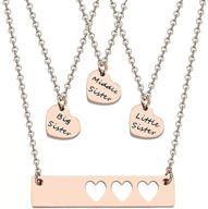 ddrich necklaces mother daughter necklace girls' jewelry logo