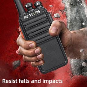 img 1 attached to 📻 6-Pack of Retevis H-777S Walkie Talkies Long Range, Portable Two-Way Radios with Multi-Gang Charger, Clear Voice, Hands-Free Communication, Ideal for Schools, Warehouses, Restaurants