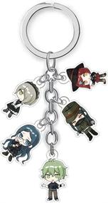 img 1 attached to MNF Danganronpa Keychian Keyrings Pendants Men's Accessories