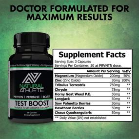 img 1 attached to 💪 All-Natural Testosterone Booster for Men (90 Capsules) | Enhance Strength, Endurance, Lean Muscle Development | Horny Goat Weed & Tribulus Terrestris for Optimal Results