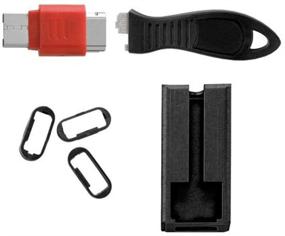 img 1 attached to Secure Your USB Ports with Kensington USB Port Lock & Cable Guard, Square - K67720US