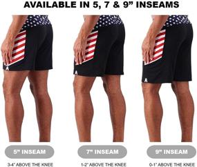 img 2 attached to Anthem Athletics 7-inch Men's Cross-Training Gym Shorts - Hyperflex Design