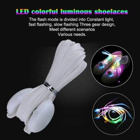 img 2 attached to 💫 Experience Mesmerizing Dance with blueple Rechargeable Fiber Optic Whip: Multi-Color LED Whip for Sparkling 360° Swivel Flow Toy!