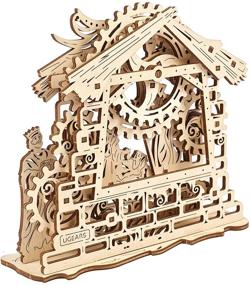img 3 attached to 🎄 Exquisite UGEARS Nativity Scene Construction Decorations: Bring the True Spirit of Christmas Home