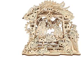 img 4 attached to 🎄 Exquisite UGEARS Nativity Scene Construction Decorations: Bring the True Spirit of Christmas Home
