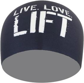 img 1 attached to 🖤 Black Bondi Band Headband - Live Love Lift, One Size | Moisture Wicking 4