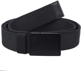 img 4 attached to Moonsix Canvas Military Flip Top Buckle Men's Accessories