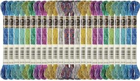 img 3 attached to Colorful Metallic Embroidery Floss: 24 Pieces of Glitter Thread for DIY Friendship Bracelets & Crafts