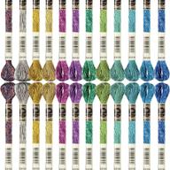 colorful metallic embroidery floss: 24 pieces of glitter thread for diy friendship bracelets & crafts logo