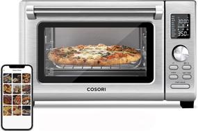 img 4 attached to 🍳 COSORI 11-in-1 Air Fryer Toaster Oven Combo 25L with Dehydrator, Chicken, Pizza, 30 Recipes, 4 Accessories Included, Alexa & Wi-Fi Enabled, Silver CS125-AO