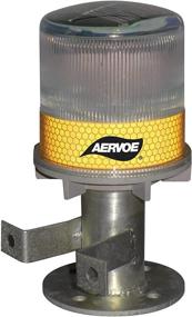 img 1 attached to 🚦 Enhanced Safety with Aervoe Solar Strobe/Signal Light in Vibrant Yellow