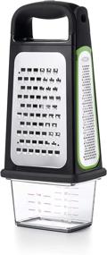 img 4 attached to 🧀 Enhanced OXO Good Grips Box Grater: With Removable Zester - Unbeatable Kitchen Tool!