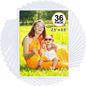 img 4 attached to Tebik 36 Pack Magnetic Photo Frame: Display Your 2.5X3.5 Inch Pictures with Ease on Refrigerators, Office Cabinets, and More