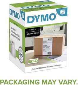 img 3 attached to 📦 DYMO LW Extra-Large Shipping Labels – 4'' x 6'', White – 2 Rolls of 220