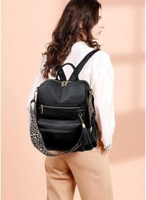img 3 attached to Versatile Convertible Backpack: Stylish Women's Handbags & Wallets for Any Occasion