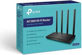 img 2 attached to Enhanced TP-Link AC1900 Wireless MU-MIMO WiFi Router - Dual Band Gigabit Routers for Home, Advanced Parental Controls & QS, Beamforming Technology (Archer C80)