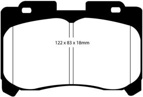 img 1 attached to EBC Brakes DP31004C Redstuff Ceramic