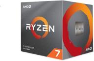 amd ryzen 7 3800x processor: unlocked 8-core cpu with wraith prism cooler for powerful desktop performance logo