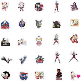 img 2 attached to Ultraman Stickers Motorcycle Skateboard No Duplicate