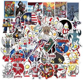 img 4 attached to Ultraman Stickers Motorcycle Skateboard No Duplicate