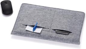 img 1 attached to 🖥️ Light Gray Amazon Basics 11 Inch Felt MacBook Laptop Sleeve Case: A Secure and Stylish Protector for your Device