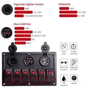 img 2 attached to Waterproof Digital Voltmeter Display Charger