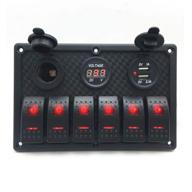 waterproof digital voltmeter display charger logo